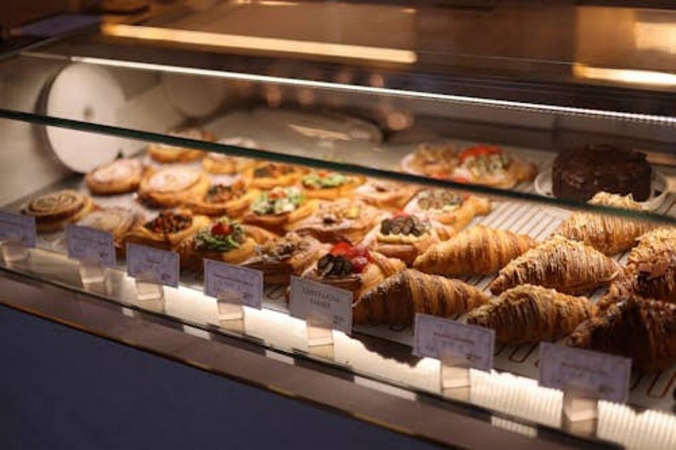 Various breads and pastries
